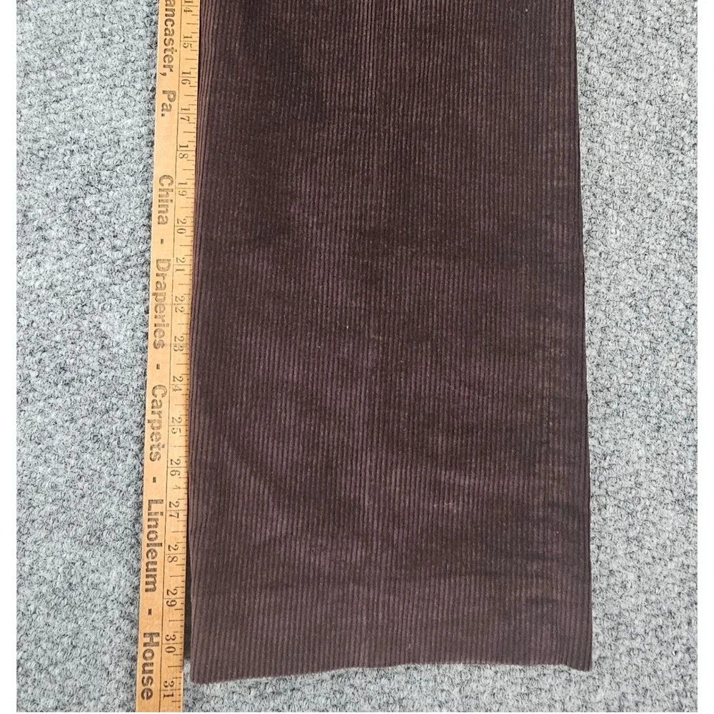 Vtg LL Bean Corduroy Pants Mens 37x30 Brown‎ Wide Wale Straight Leg Freeport